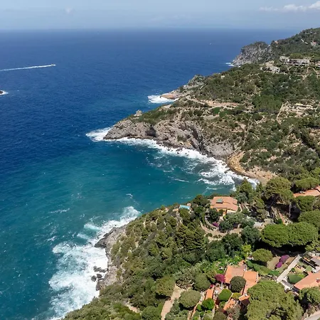 Apartment Argentarola In Porto Santo Stefano,pool And Sea View